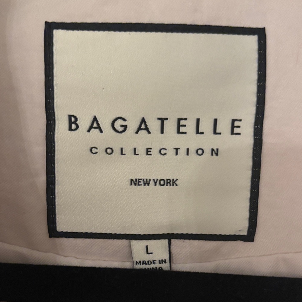 bagatelle Cream Trench Coat with Tie Belt - Picture 2 of 4